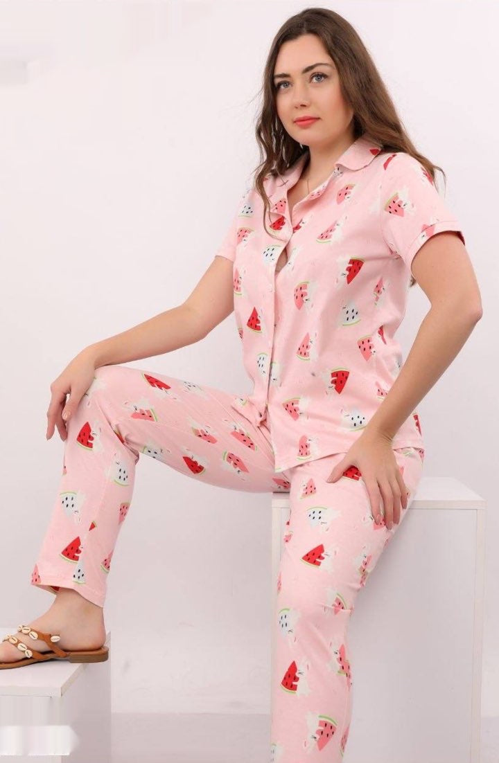 بيجامه البطيخ -watermelon set
